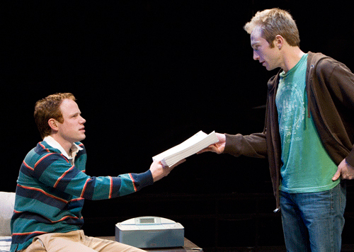 Gideon Banner and Sean Dugan in The Four of Us at The Old Globe 