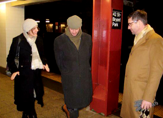 Susannah Schulman Rogers, Reg Rogers and Mark Rucker in December 2008