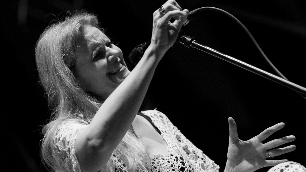 Vocalist Tierney Sutton at the 2012 Avantgarde Jazz Festival Rovinj, with her band. Photo courtesy of Info Rovinj