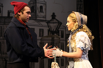 Devin Archer and Juliana Hansen in SCR's 2019 production of 'Sweeney Todd'