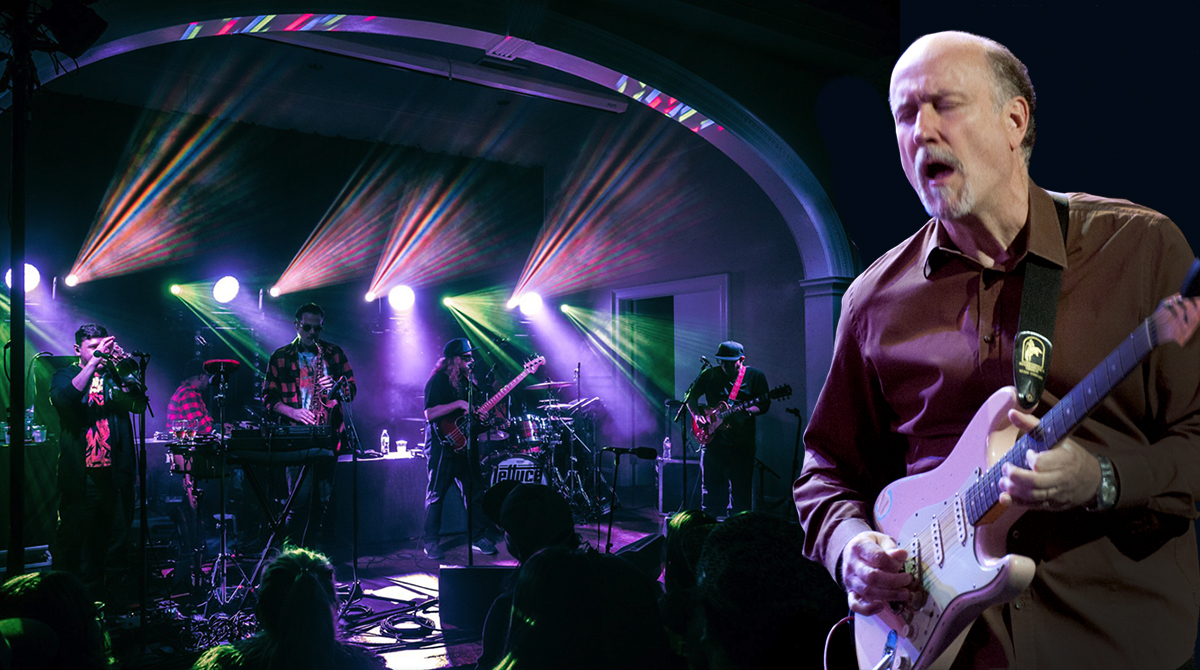 The funk band Lettuce and John Scofield (right) come to L.A.'s Theater at the Ace Hotel on March 20, 2019
