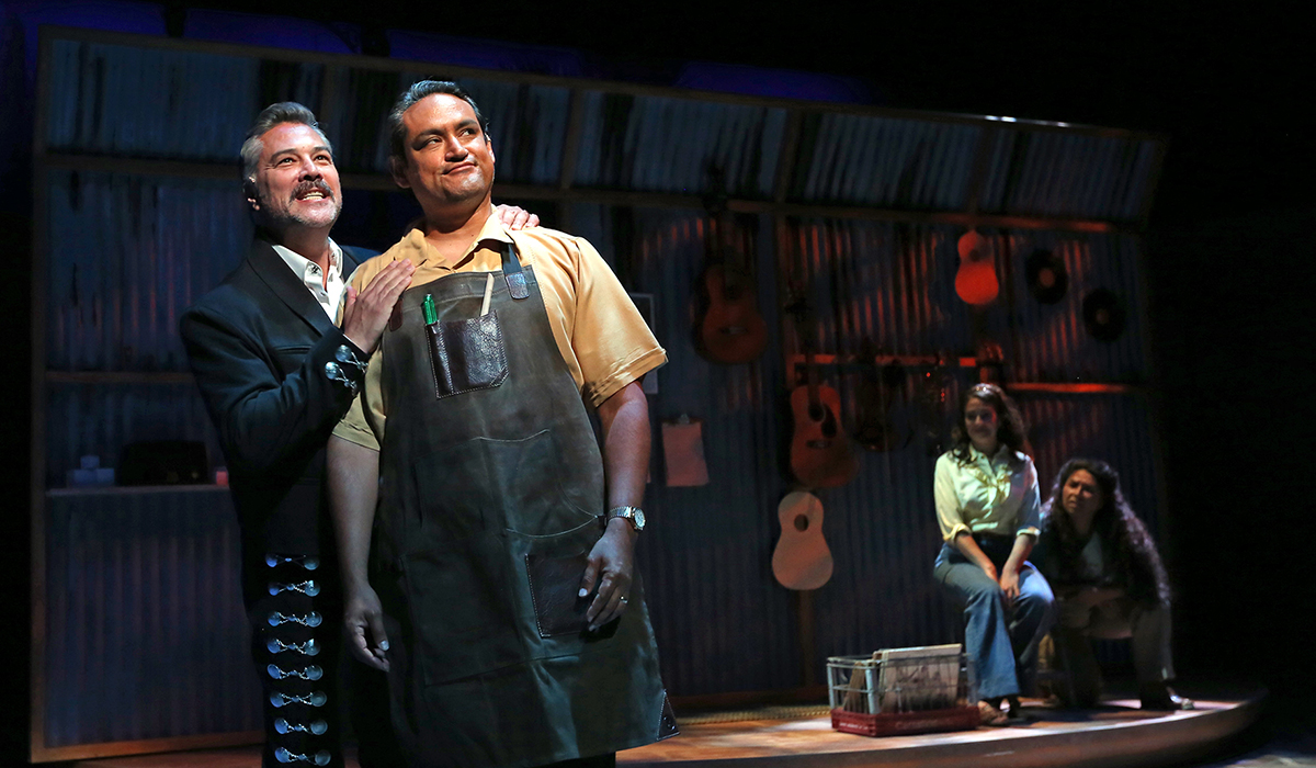 Mauricio Mendoza, Sol Castillo, Gabriela Carrillo and Satya Jnan in American Mariachi at South Coast Repertory, September 2019