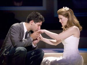 Daniel Tatar and Misty Cotton in The Last Five Years at Pasadena Playhouse, photo by Craig Schwartz