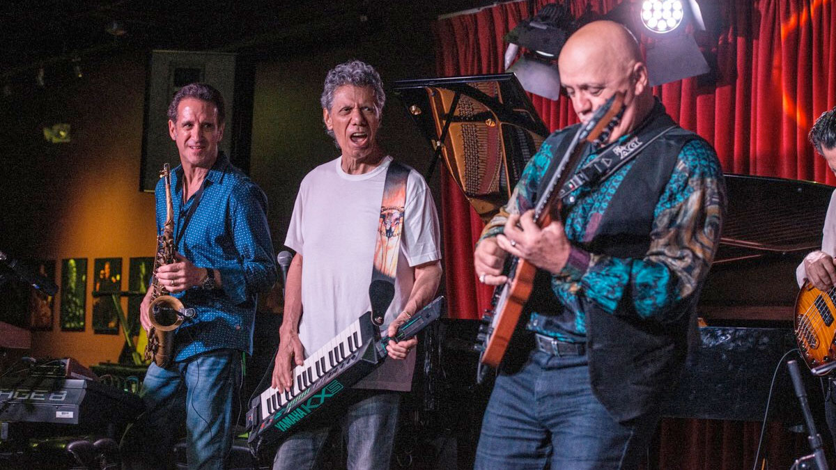 Eric Marienthal, Chick Corea, Frank Gambale at Catalina's Jazz Bar May 2018