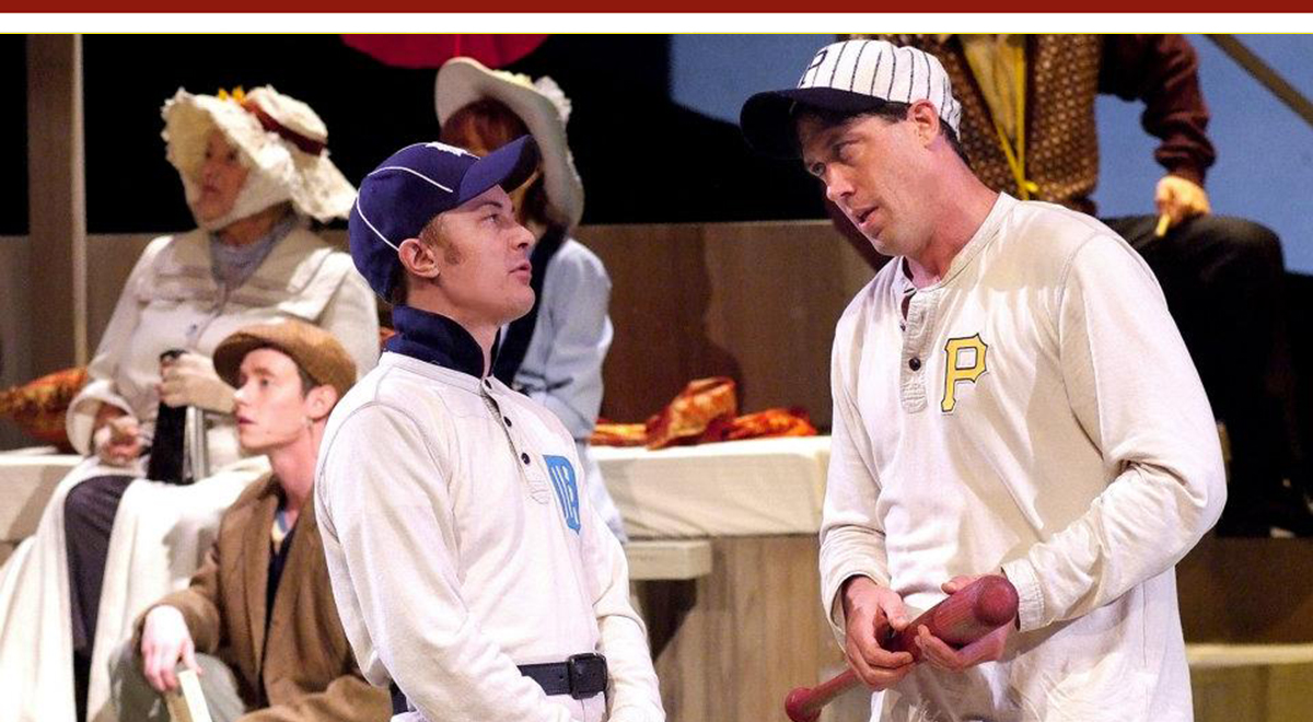 Jacob Sidney and Cody Lyman in Mainstreet Theatre Company's 'Honus and Me.' Photo by Ed Krieger